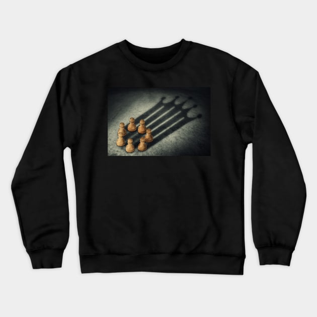 the pawns crown Crewneck Sweatshirt by psychoshadow